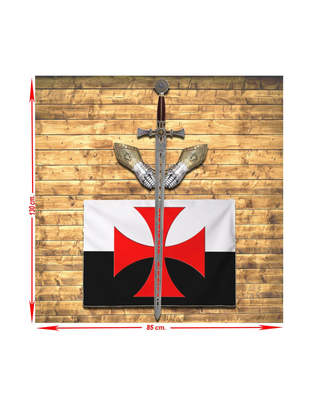 Panoplia Deluxe de los Caballeros Templarios