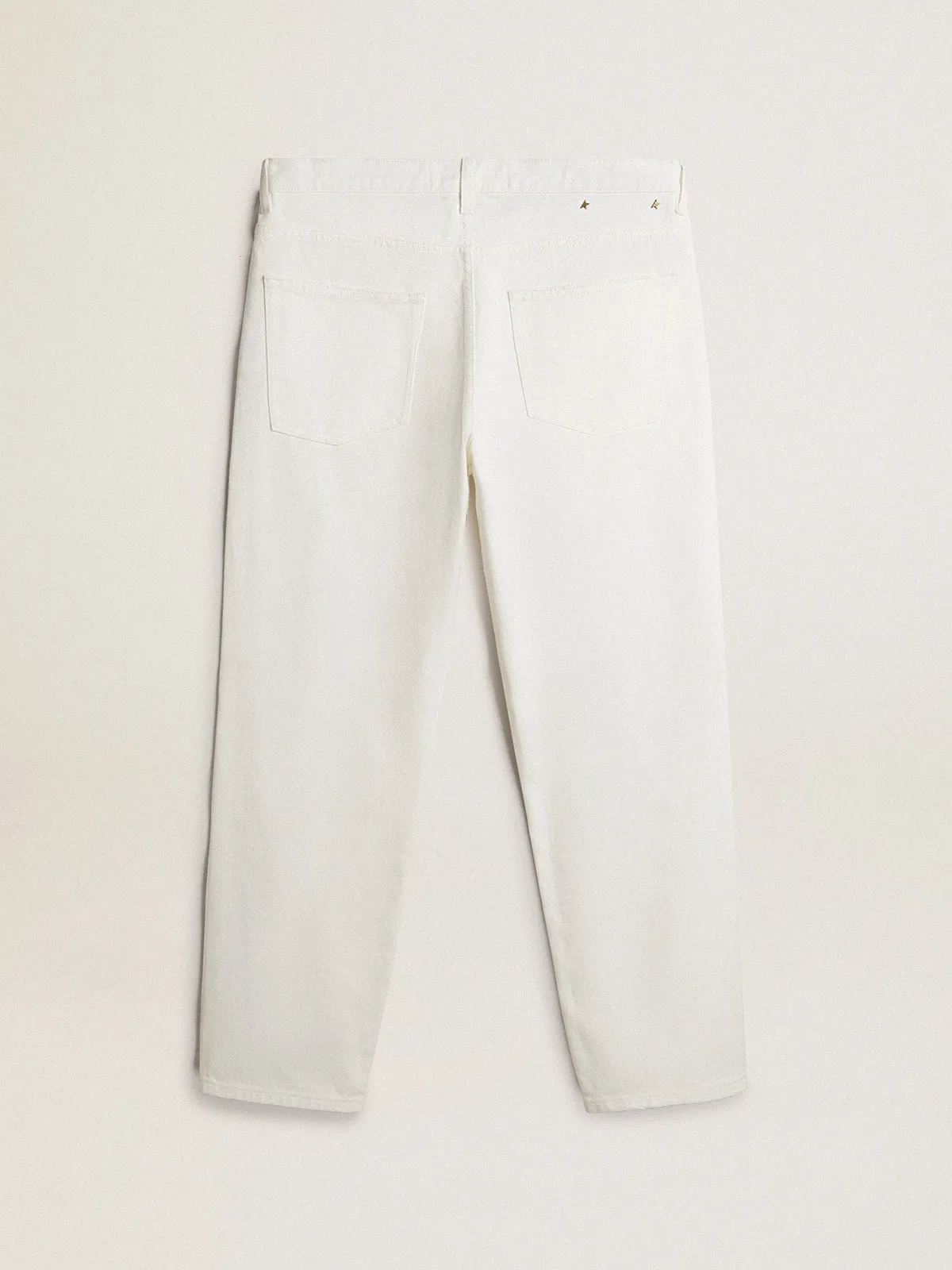 Pantalón de denim blanco de hombre