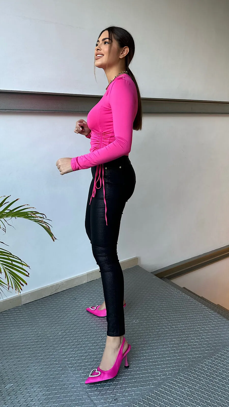 Pantalón Negro Glitter