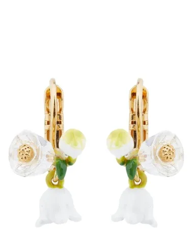 Pendientes ramas de lirios de los valles