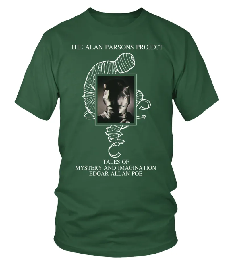 PGSRGN. THE ALAN PARSONS PROJECT  TALES OF MYSTERY AND IMAGINATION EDGAR ALLAN POE CAMISETA CUELLO REDONDO UNISEX