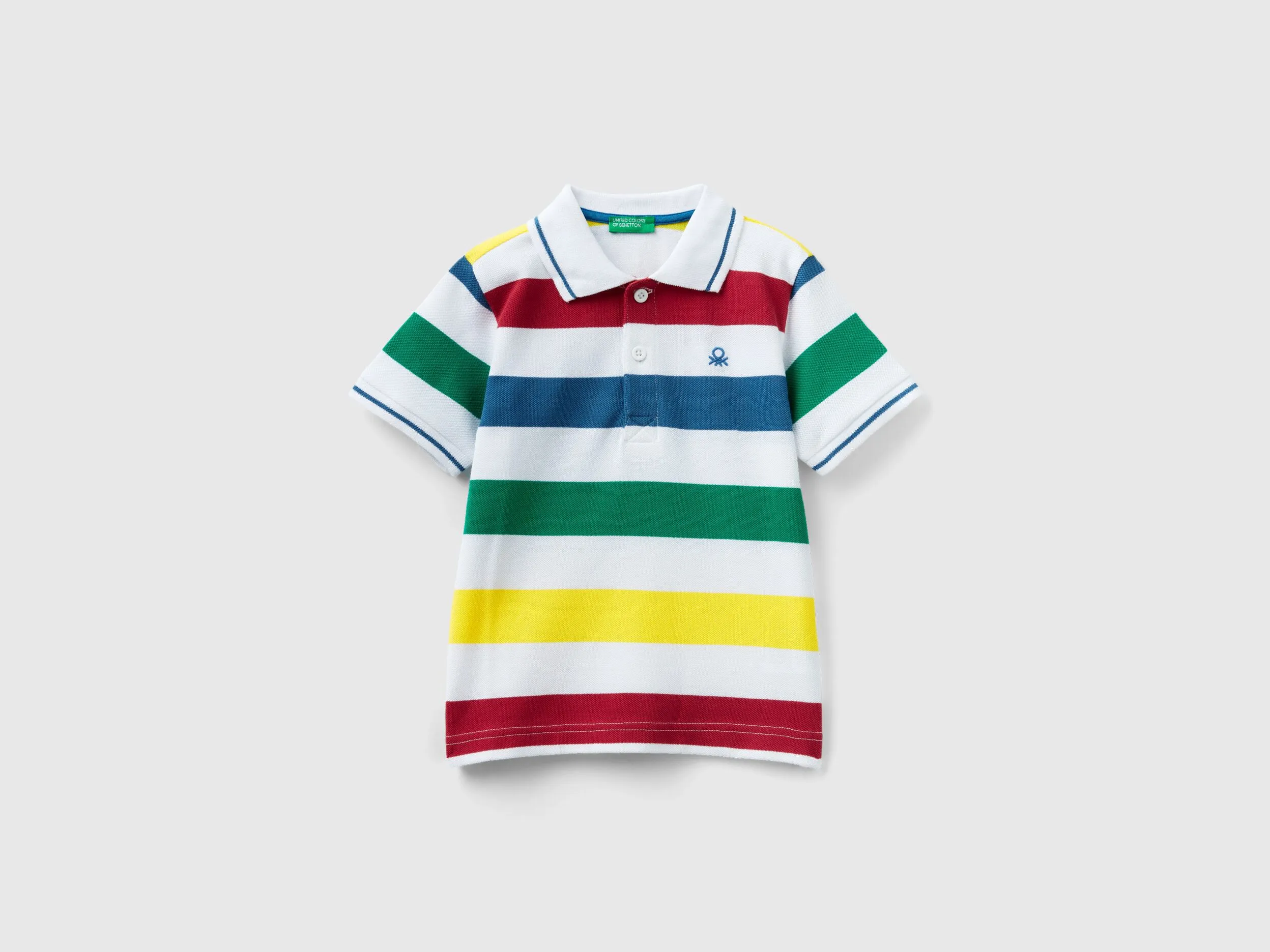 Polo de manga corta de rayas