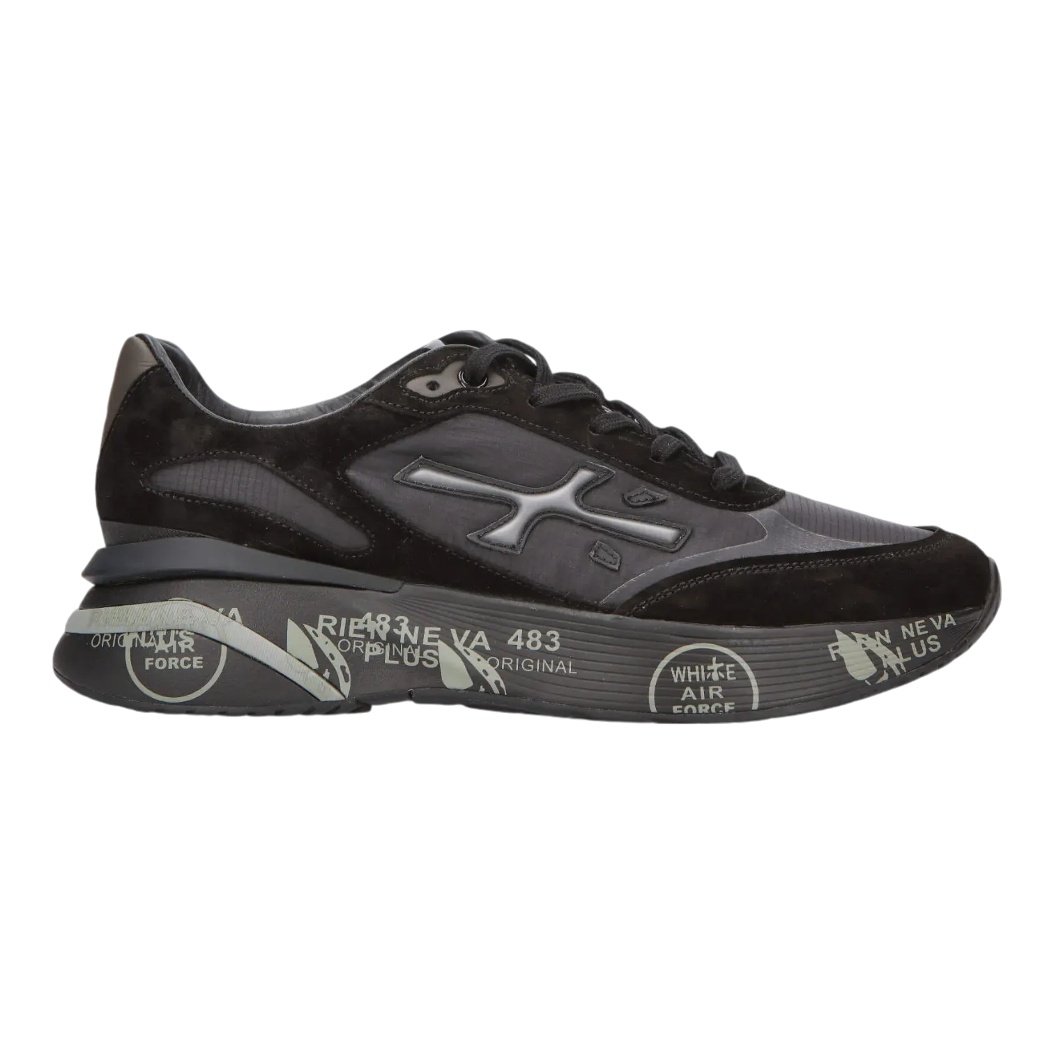 Premiata Moe Run Black 6445