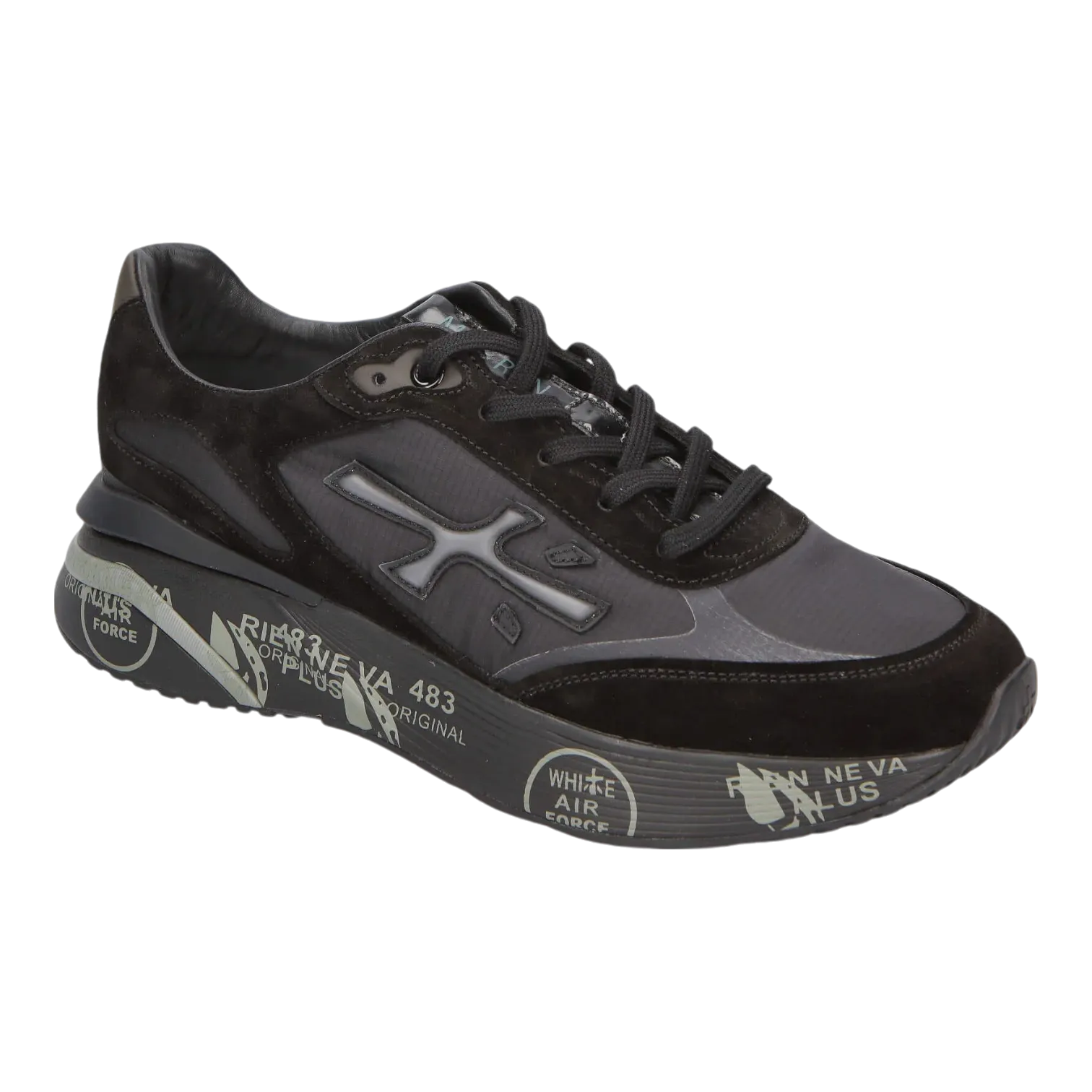 Premiata Moe Run Black 6445