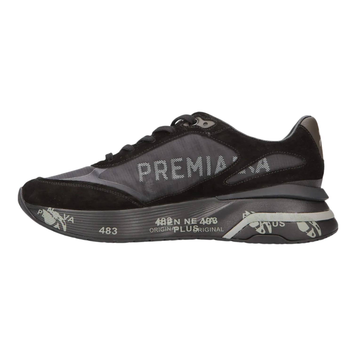 Premiata Moe Run Black 6445