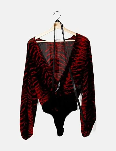 Prettylittlething Body bicolor semitransparente