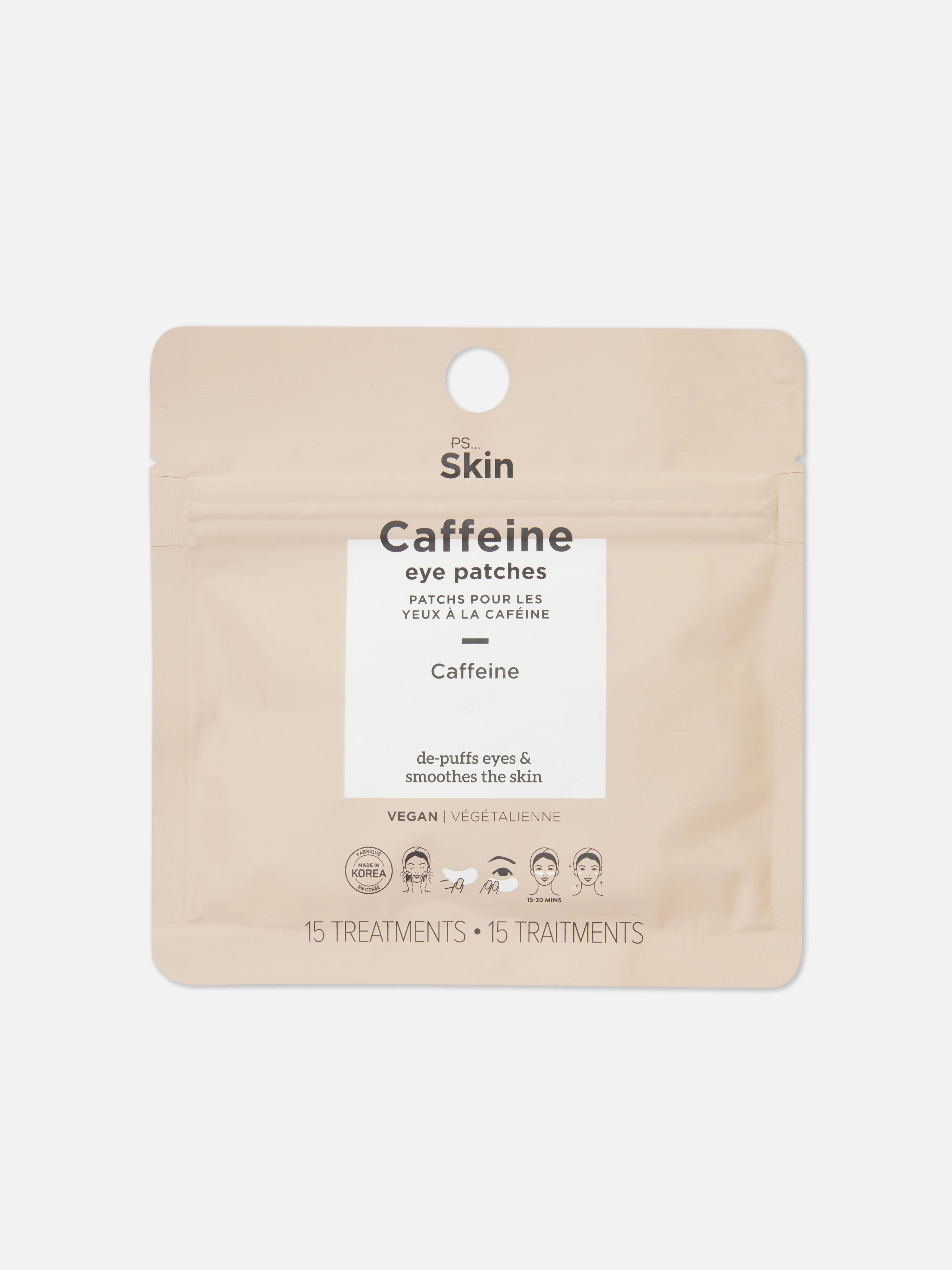 PS... Parches oculares con cafeína