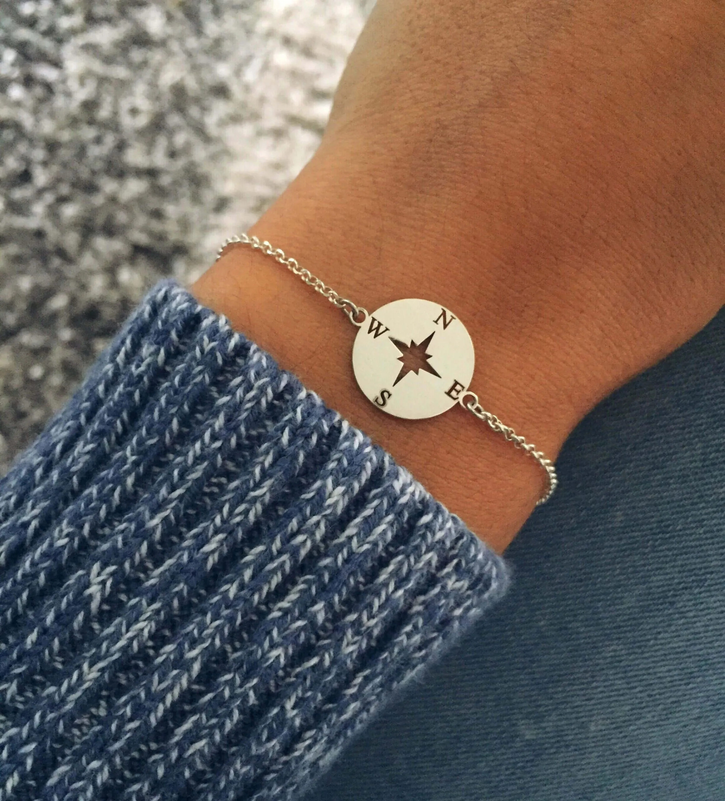 Pulsera Rosa de los Vientos
