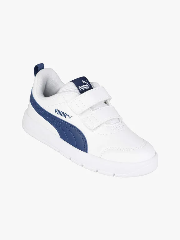 Puma COURTFLEX V3 Zapatillas infantiles con roturas