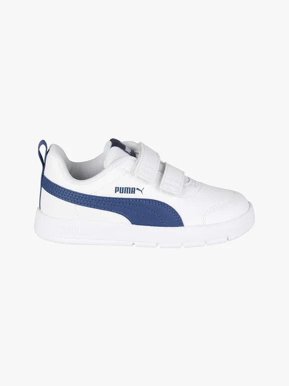 Puma COURTFLEX V3 Zapatillas infantiles con roturas