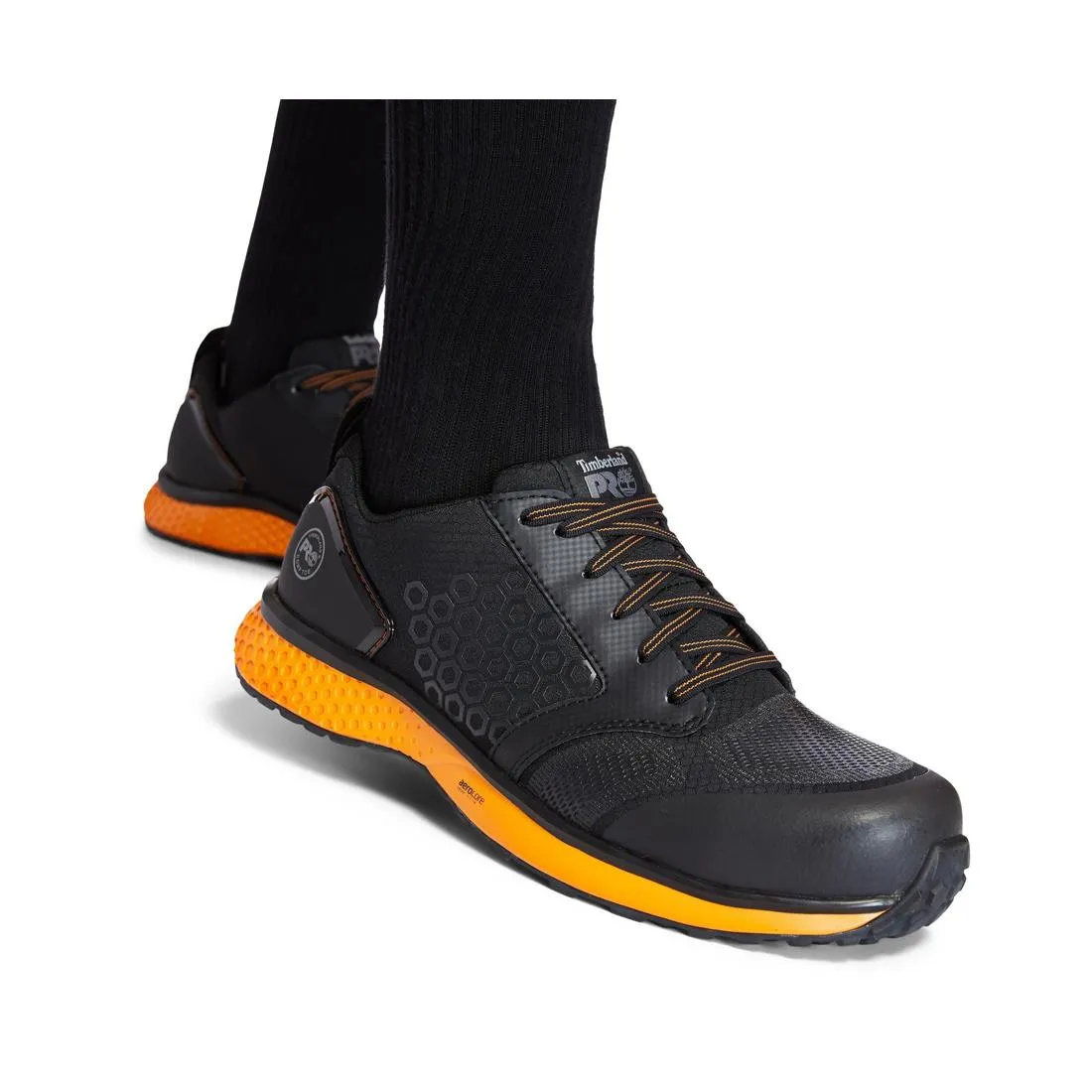 REAXION COMPOSITETOE WORK SHOE BLACK\ORANGE