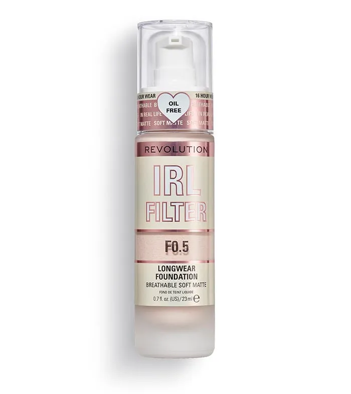 REVOLUTION  BASE DE MAQUILLAJE IRL FILTER  F0.5