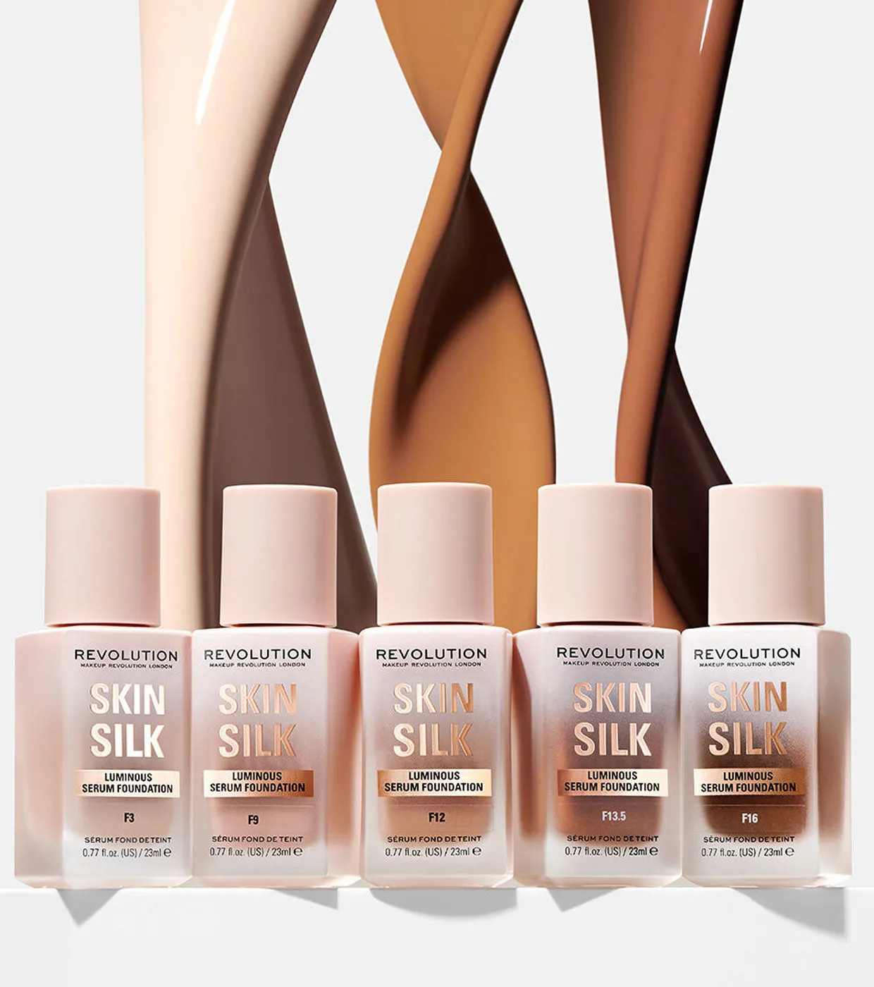 REVOLUTION  BASE DE MAQUILLAJE SKIN SILK SERUM FOUNDATION  F0.5