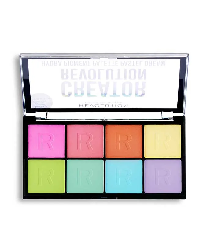 REVOLUTION  *CREATOR*  PALETA DE PIGMENTOS HYDRA PIGMENT PALETTE  PASTEL DREAM
