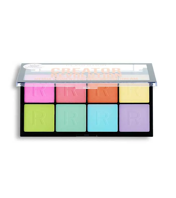 REVOLUTION  *CREATOR*  PALETA DE PIGMENTOS HYDRA PIGMENT PALETTE  PASTEL DREAM