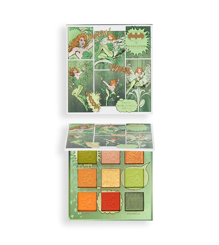 REVOLUTION  *DC POISON IVY*  PALETA DE SOMBRAS BOTANICAL BEAUTY
