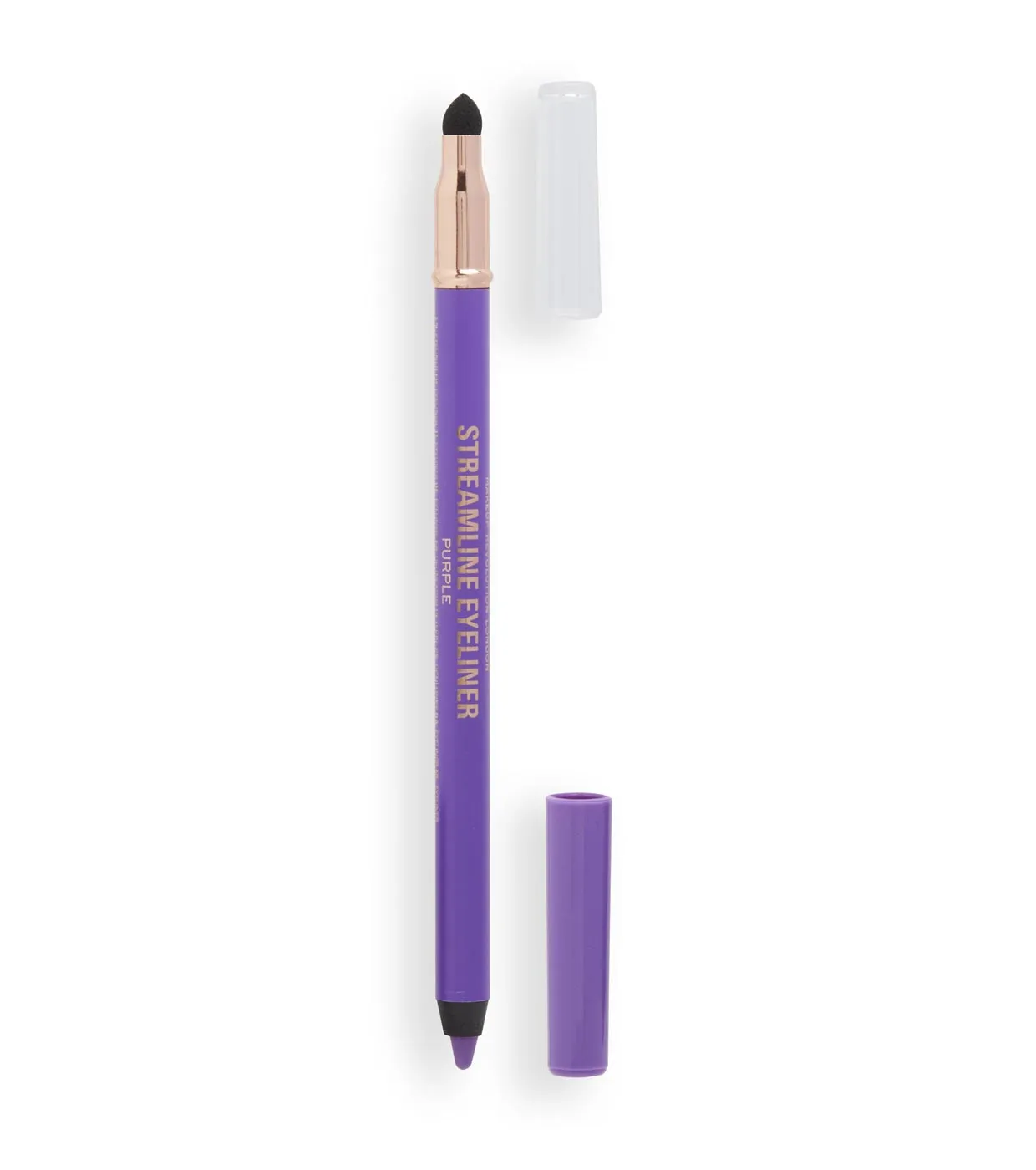 REVOLUTION  DELINEADOR DE OJOS STREAMLINE WATERLINE EYELINER PENCIL  PURPLE