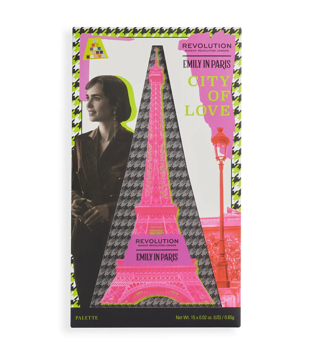 REVOLUTION  *EMILY IN PARIS*  PALETA DE SOMBRAS CITY OF LOVE