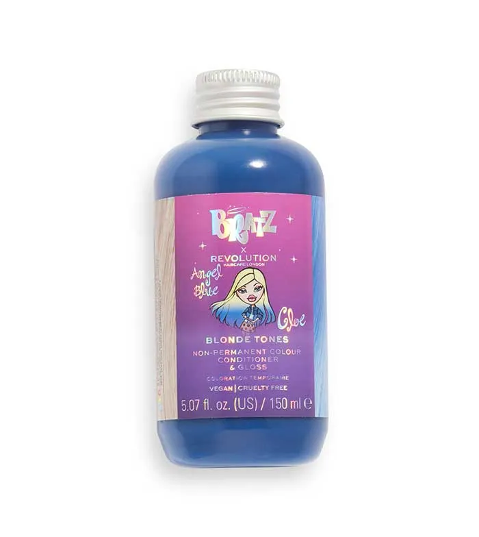 REVOLUTION HAIRCARE  *REVOLUTION X BRATZ*  COLORACIóN TEMPORAL TONOS RUBIOS  CLOE ANGEL BLUE