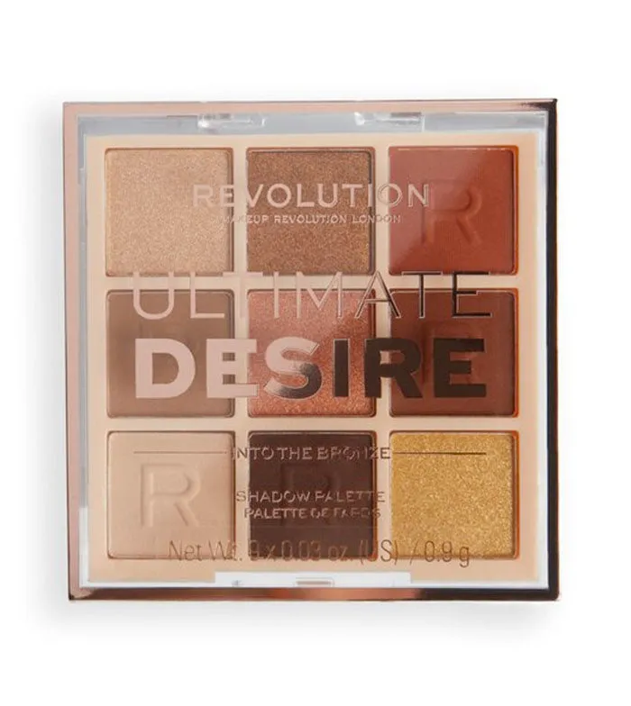 REVOLUTION  PALETA DE SOMBRAS ULTIMATE DESIRE  INTO THE BRONZE