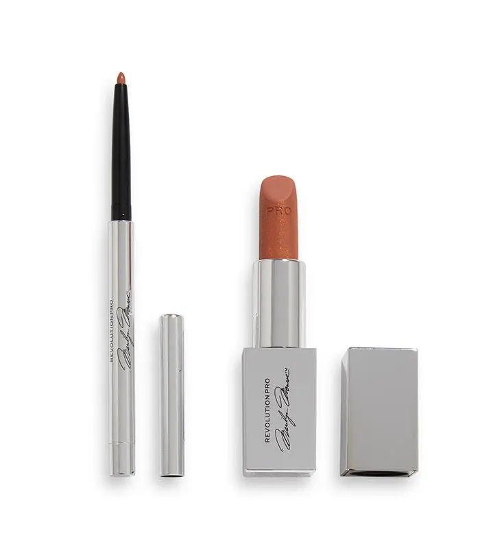 REVOLUTION PRO  *MARILYN MONROE*  KIT DE LABIOS  ICONIC NUDE