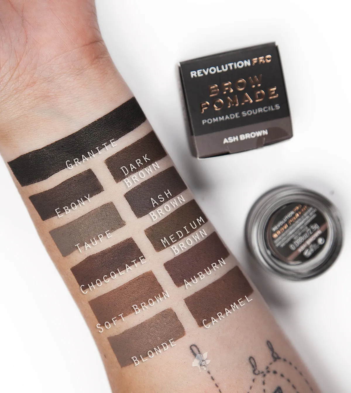 REVOLUTION PRO  POMADA PARA CEJAS  DARK BROWN