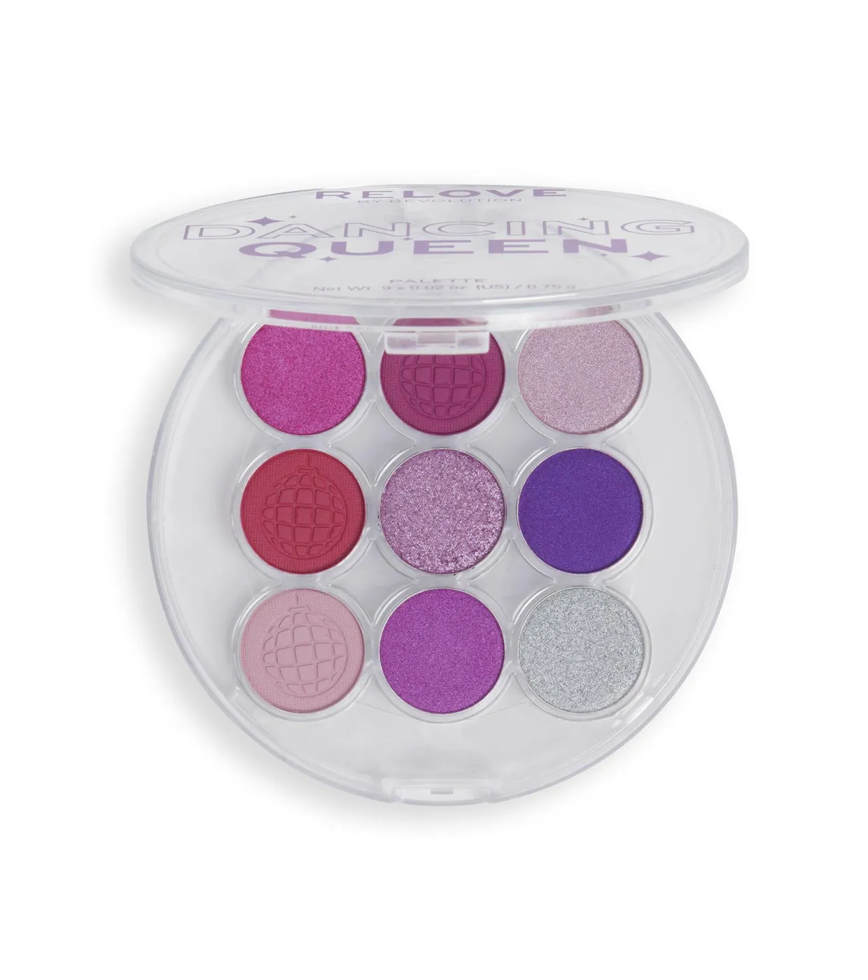 REVOLUTION RELOVE  *DANCING QUEEN*  PALETA DE SOMBRAS DE OJOS