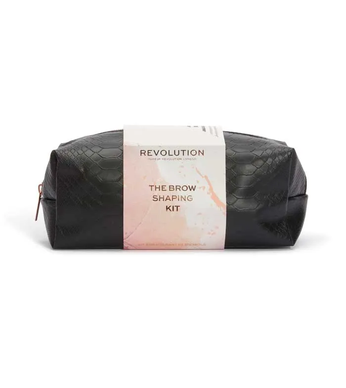 REVOLUTION  SET DE CEJAS CON NECESER BROW SHAPING KIT