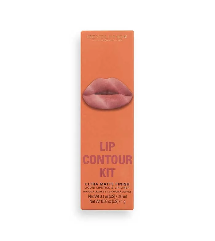 REVOLUTION  SET DE LABIOS LIP CONTOUR  LOVER