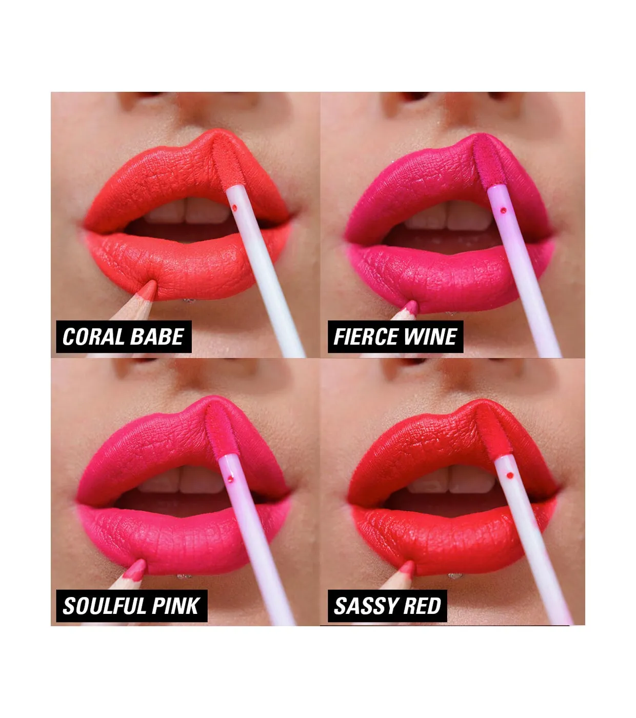 REVOLUTION  SET DE LABIOS LIP CONTOUR  SASSY RED
