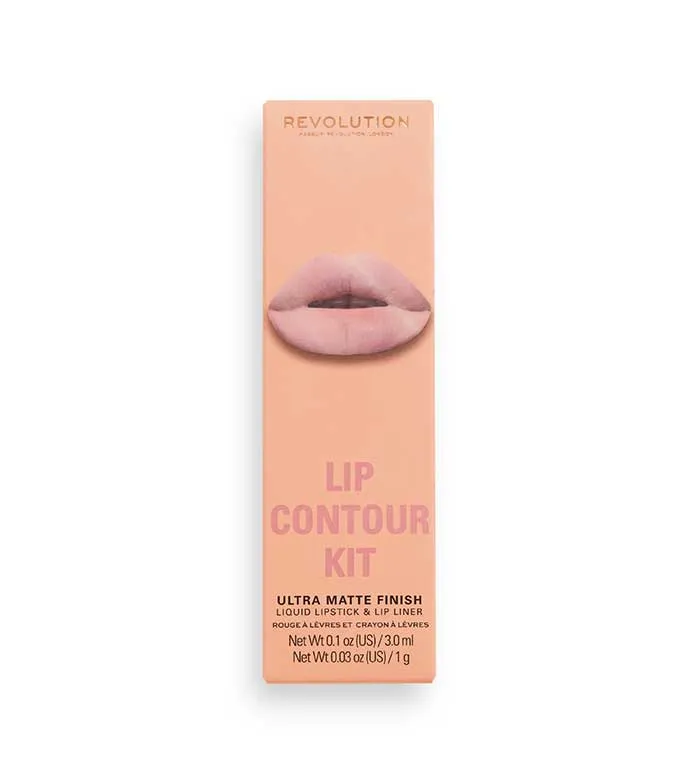 REVOLUTION  SET DE LABIOS LIP CONTOUR  STUNNER