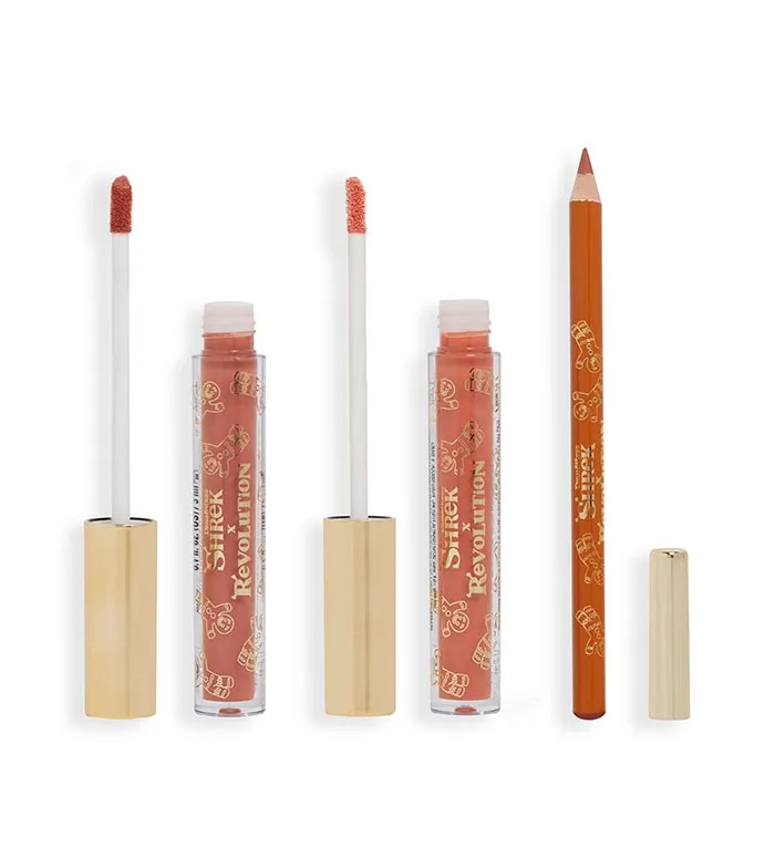 REVOLUTION   *SHREK*  KIT DE LABIOS GINGY