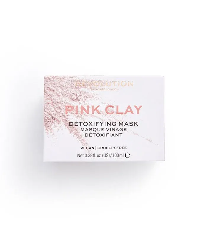 REVOLUTION SKINCARE  MASCARILLA DETOX PINK CLAY SUPER SIZED (100 ML)