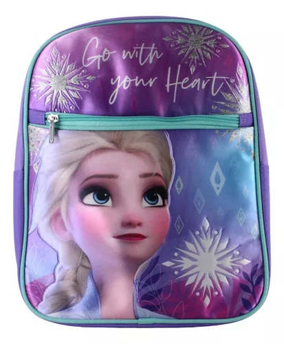 Ruz Mochila Escolar Back Pack Kinder Frozen Elsa Niña 87155 Color Azul Diseño de la tela No aplica