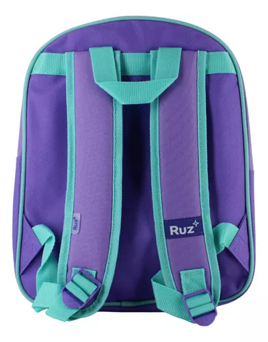 Ruz Mochila Escolar Back Pack Kinder Frozen Elsa Niña 87155 Color Azul Diseño de la tela No aplica