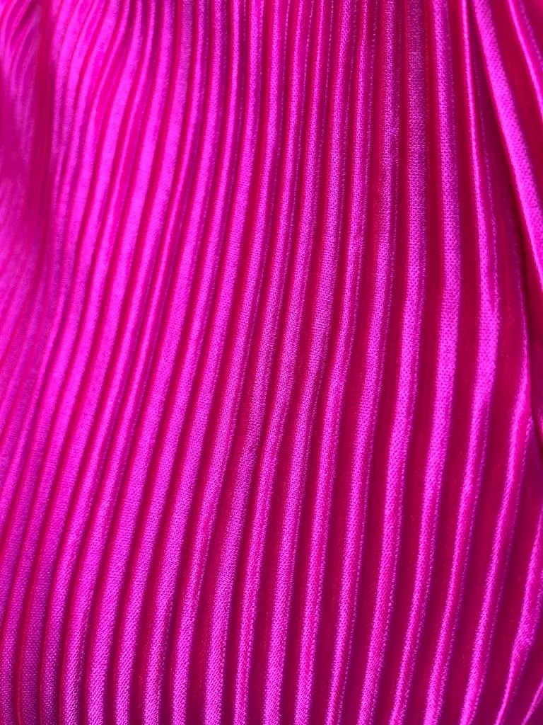 SAINT MALE Pantalón Plisado Fucsia