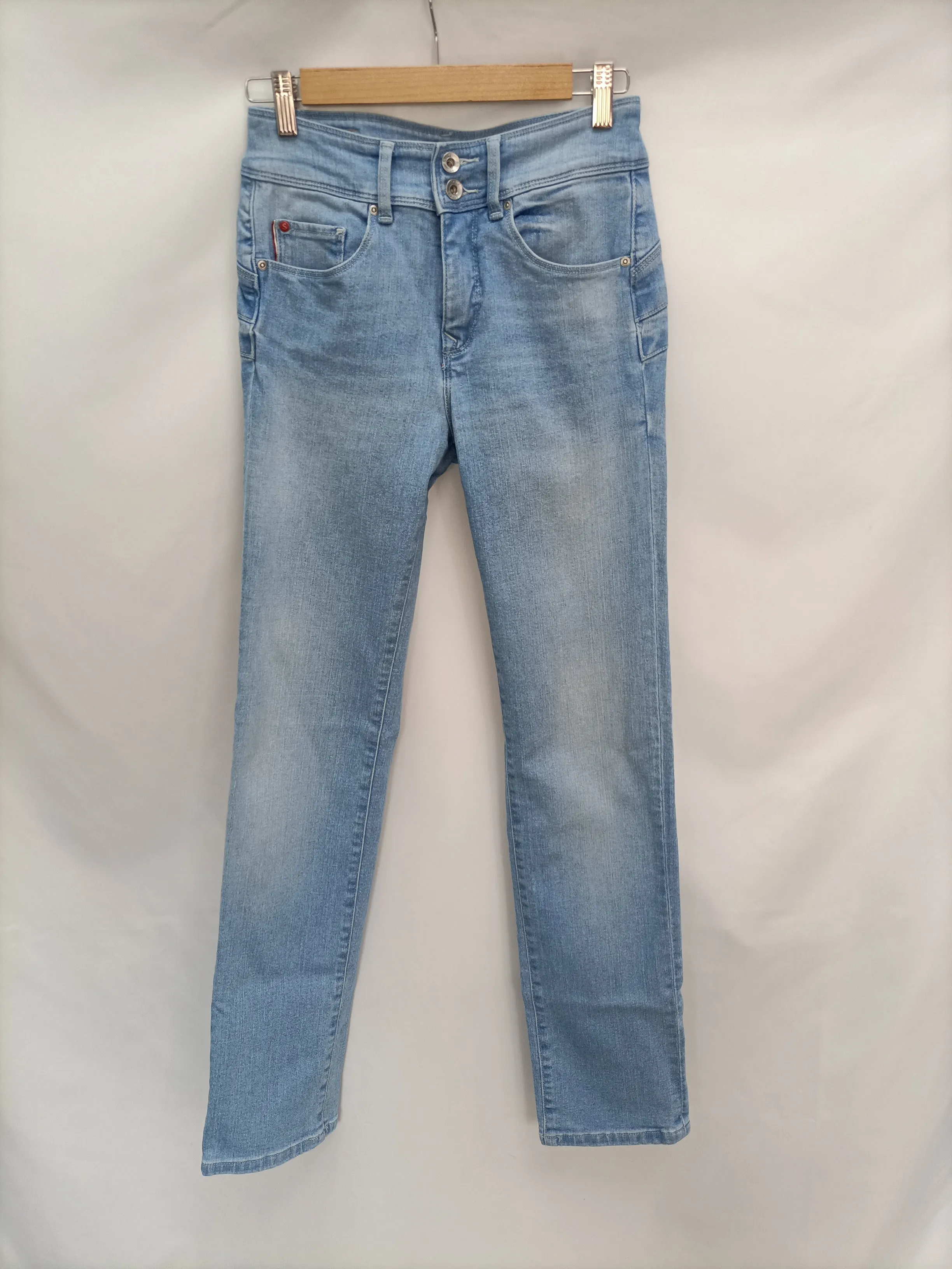SALSA. Pantalón denim claro  T.37(34)