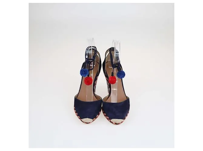 Sandalias de cuña Palm Beach multicolores Aquazzura 