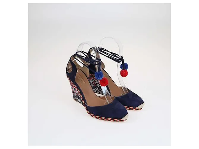 Sandalias de cuña Palm Beach multicolores Aquazzura 