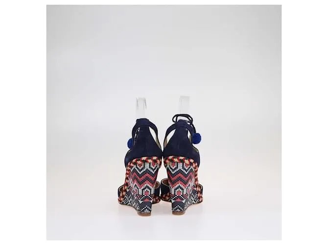 Sandalias de cuña Palm Beach multicolores Aquazzura 