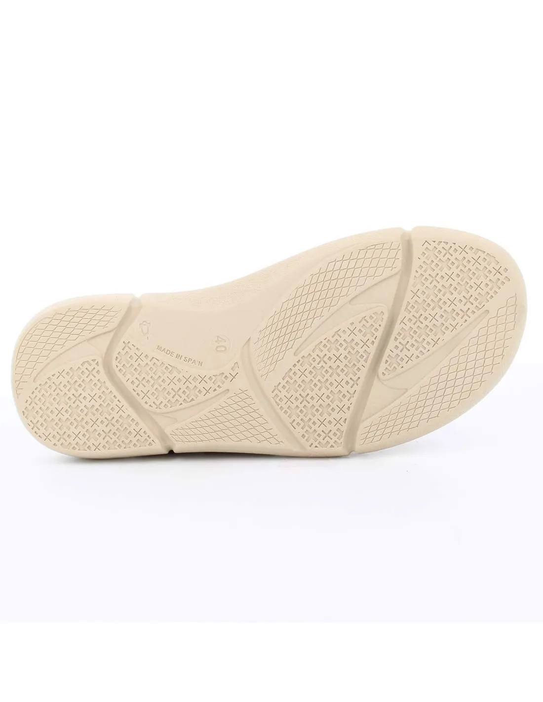 Sandalias Hombre Vaquetilla Nuez 70