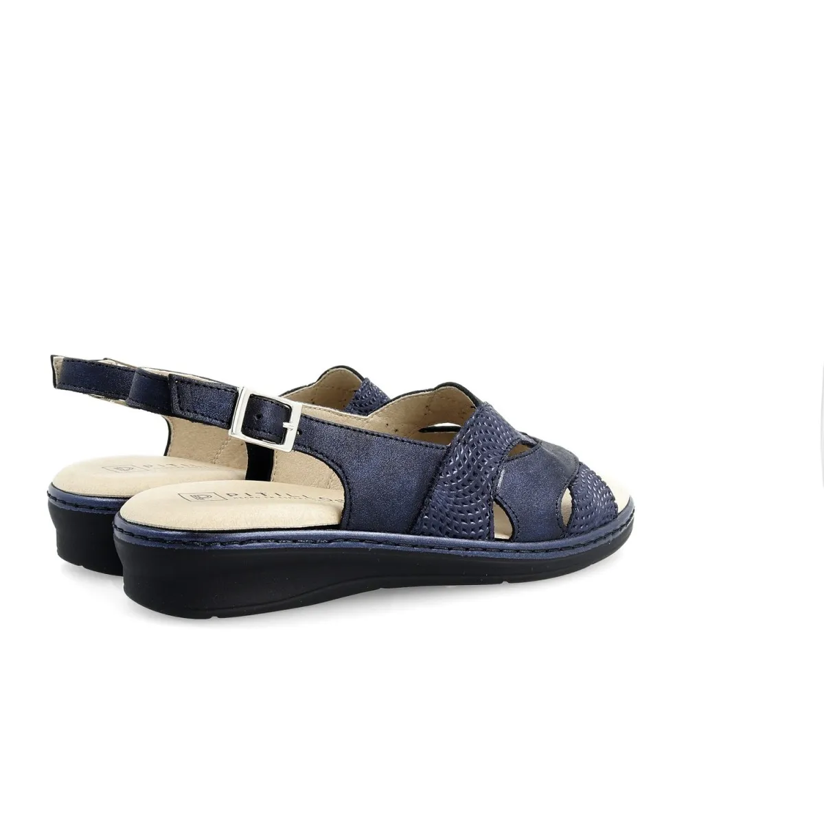 Sandalias Pitillos ancho especial mujer negro  6001