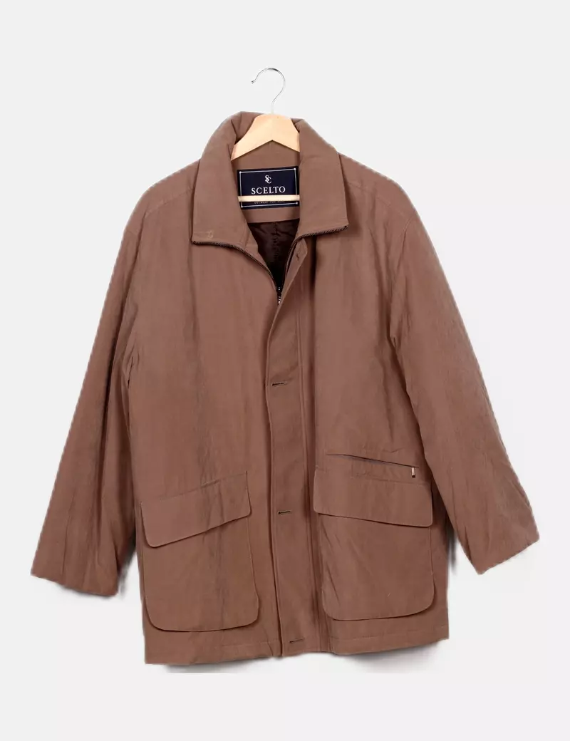 Scelto Chaqueta marrón casual