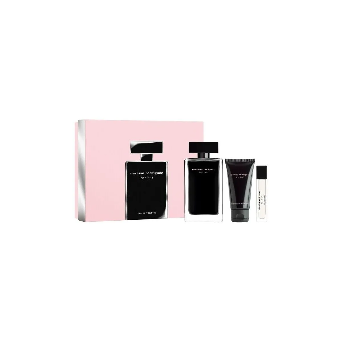 SET FOR HER  100ML EDT + LOCIóN  50ML + MINI 10ML