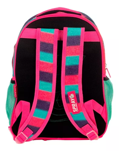 Spray G Mochila Escolar Ice Cream Macarron Glitter 83194
