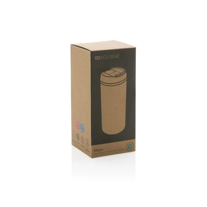 Taza de acero publicitaria eco 300 ml Metro