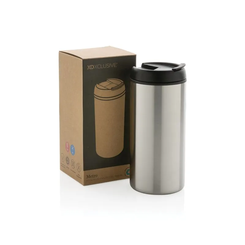 Taza de acero publicitaria eco 300 ml Metro