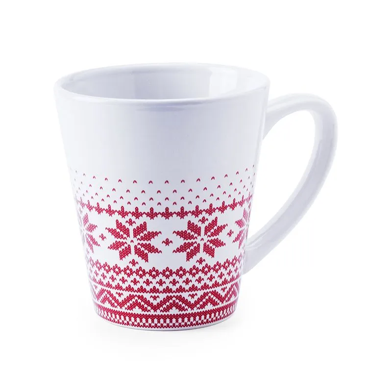Taza de cerámica personalizada navideña Nuglex