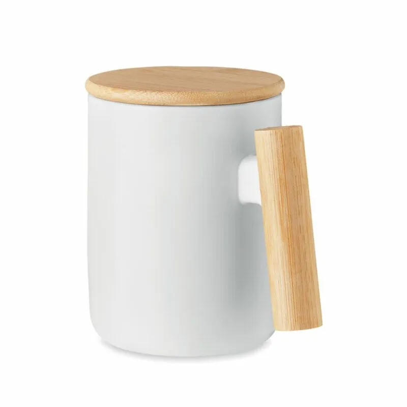 Taza de porcelana tapa 380 ml. Majest
