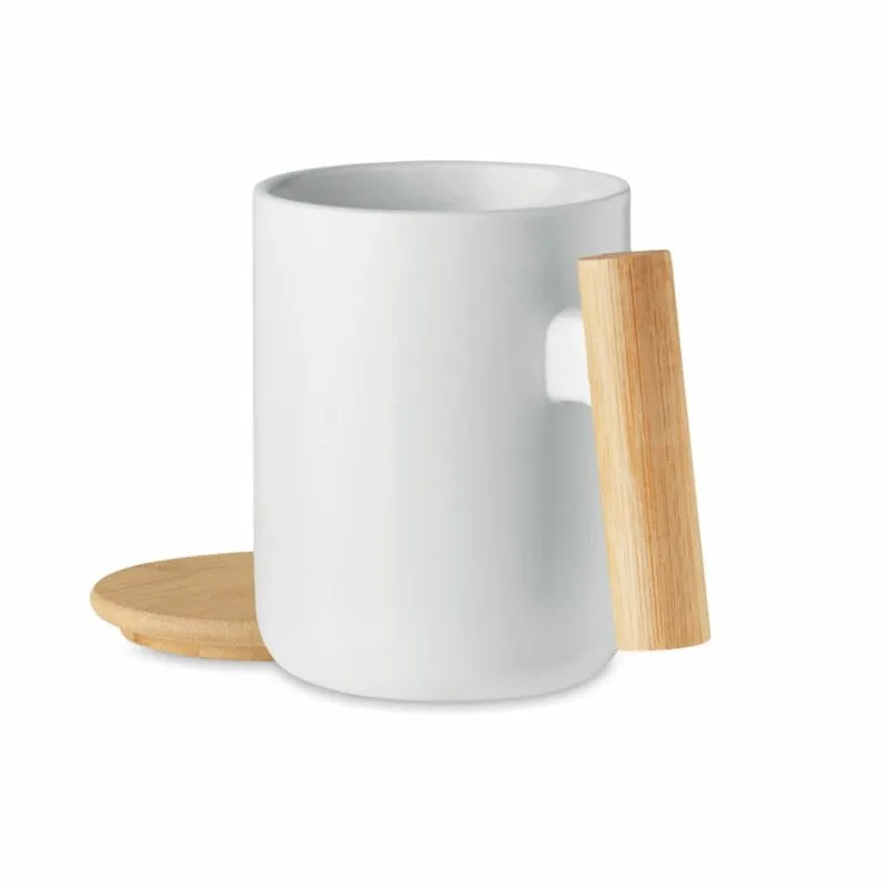 Taza de porcelana tapa 380 ml. Majest